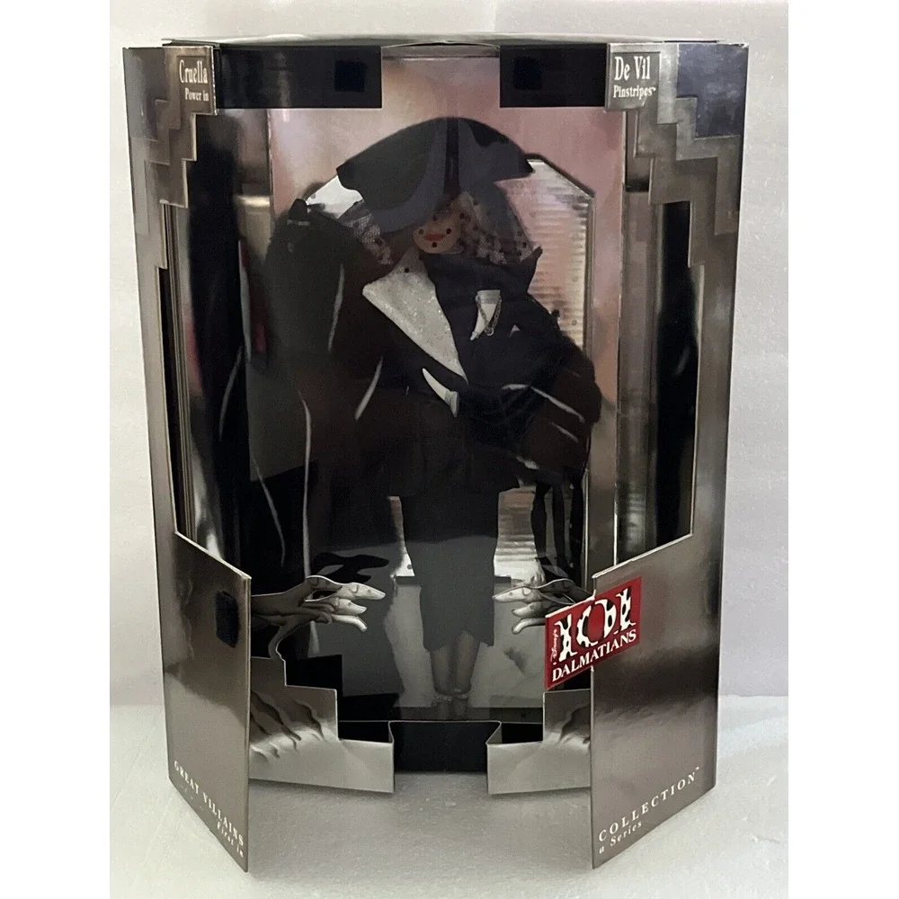 Disney Collector Edition Cruella De Vil Barbie Doll 101‎ Dalmations 1996 Mattel